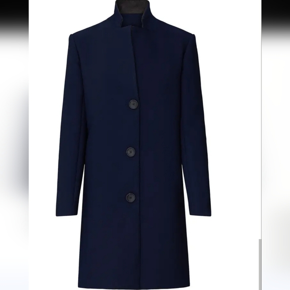 Waverly Grey Nikki Coat, Navy & Grey, Sz M, Made in U.S.A. - Picture 3 of 11